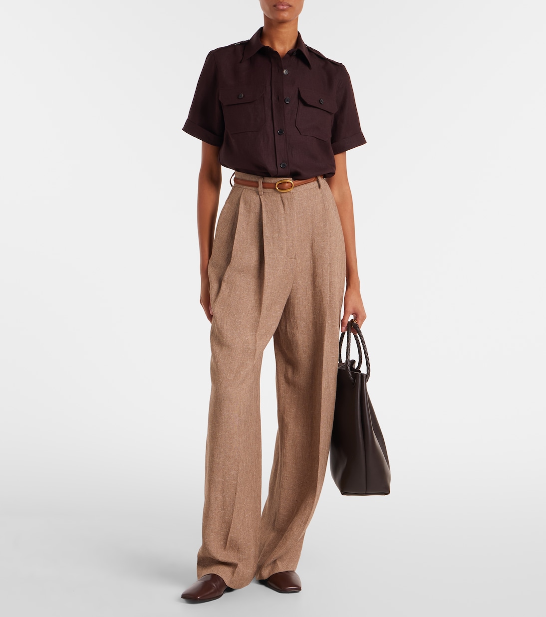 Annalisa linen shirt | Loro Piana