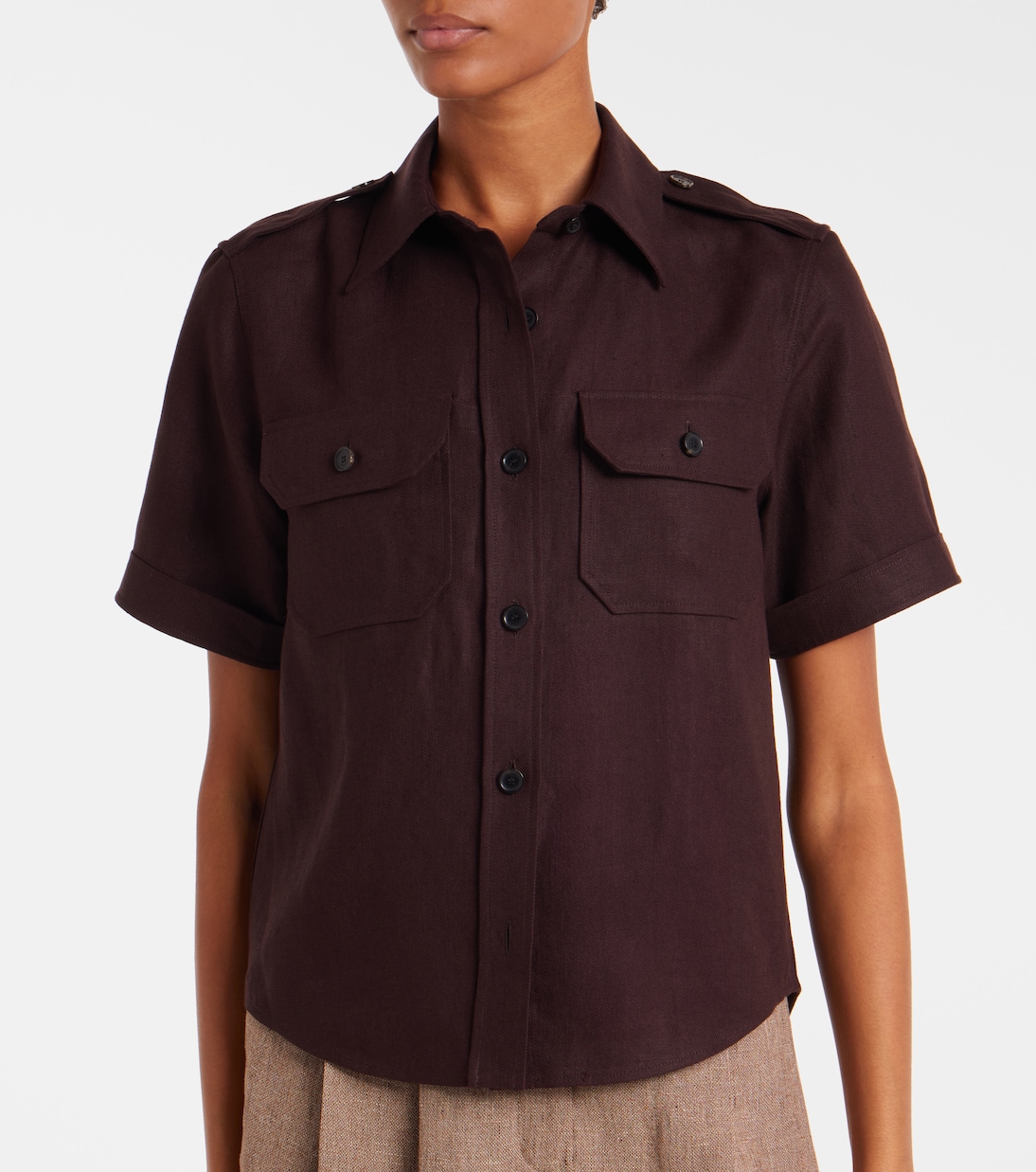 Annalisa linen shirt | Loro Piana