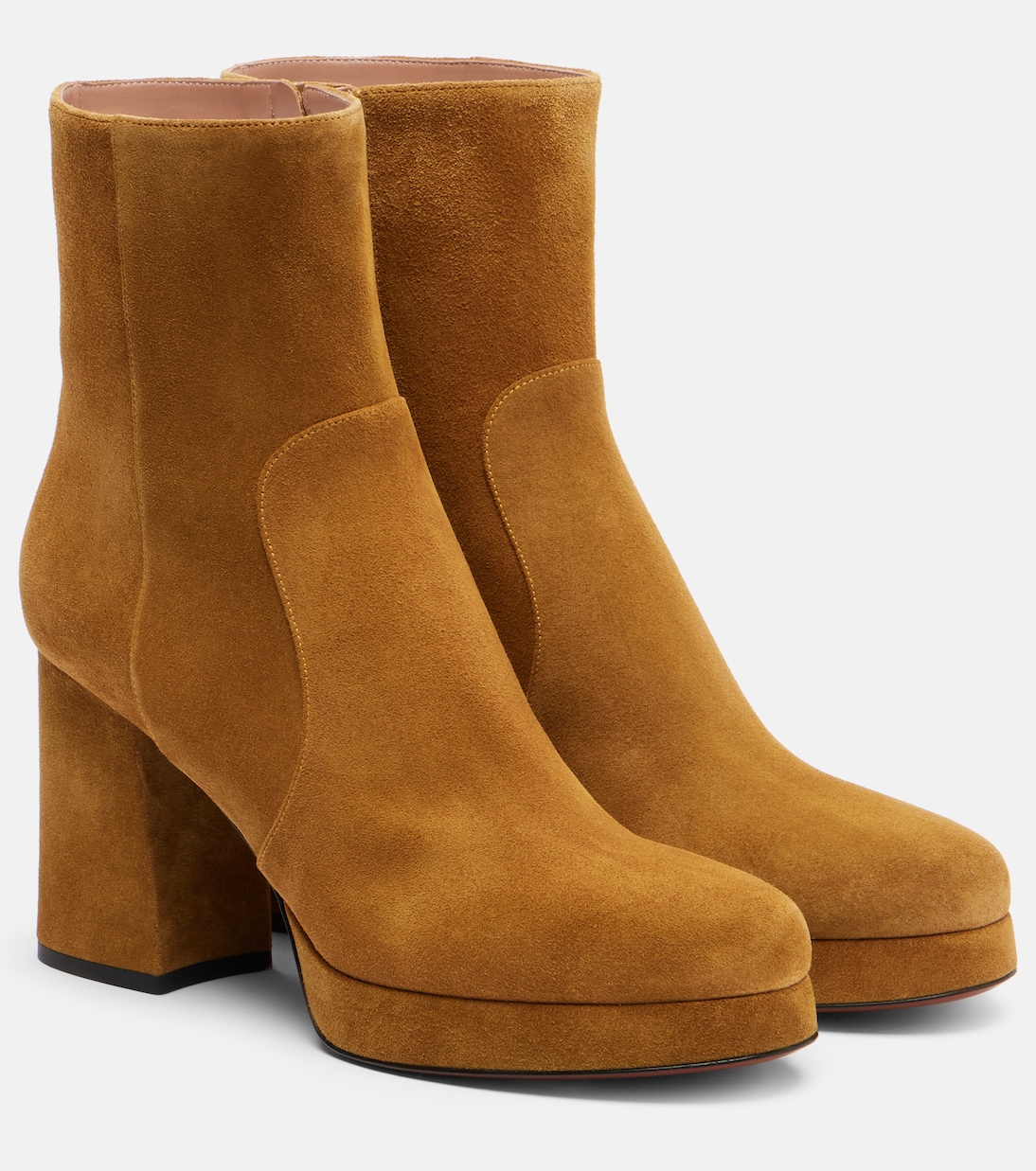 Fawcette 90 suede platform ankle boots | Valentino Garavani
