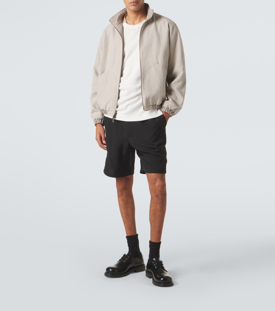 Ami De Cœur gabardine shorts | Ami Paris