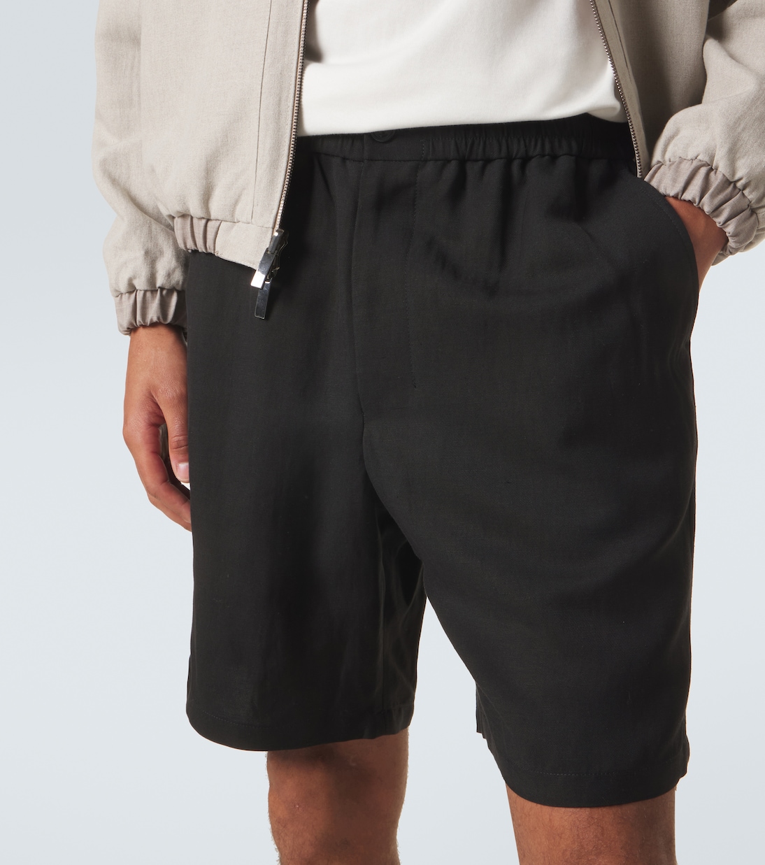 Ami De Cœur gabardine shorts | Ami Paris