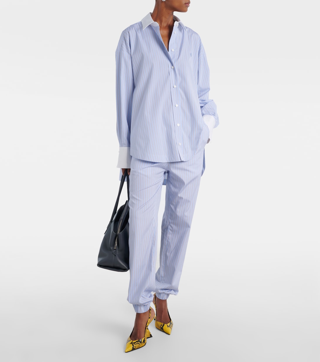 Striped cotton tapered pants | The Attico