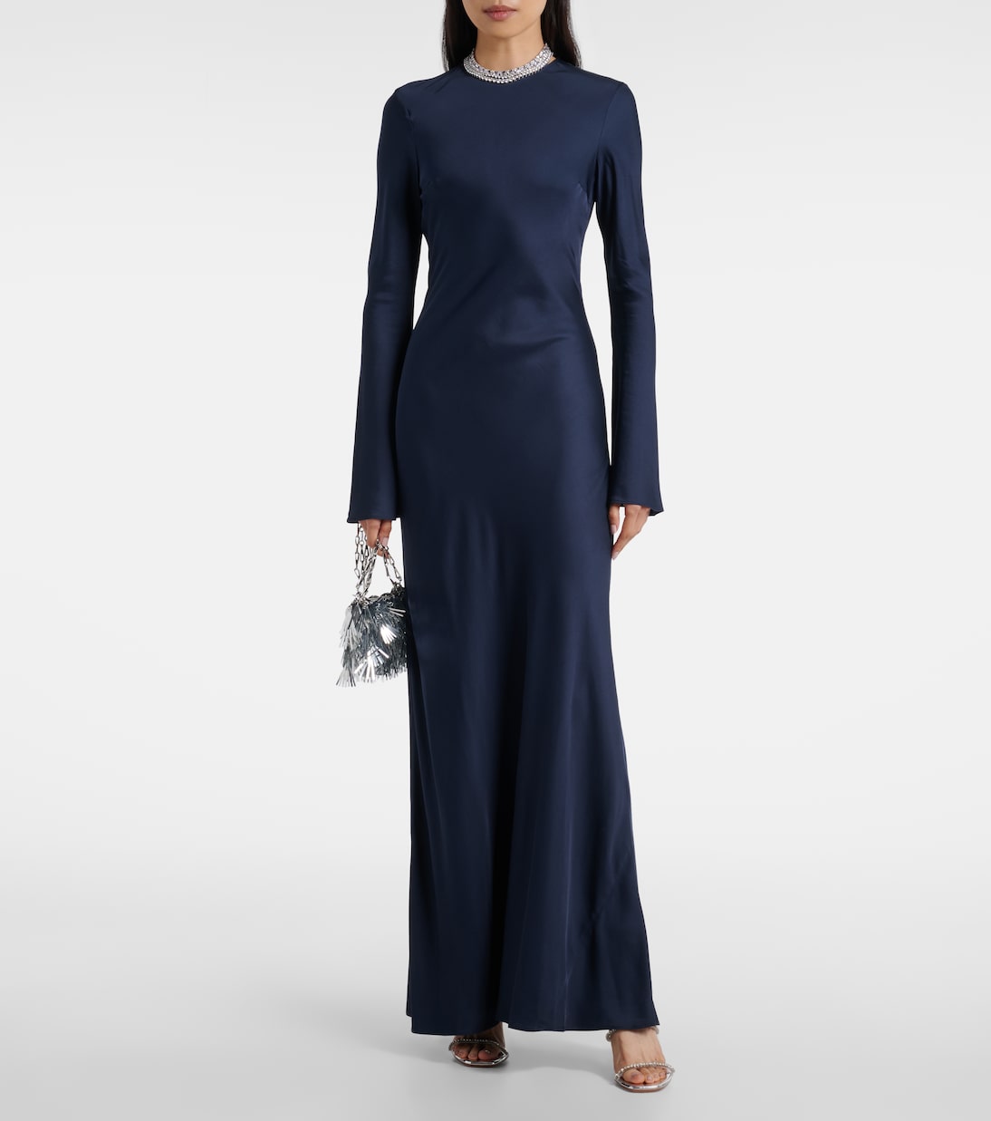 Robe aus Satin | Rotate