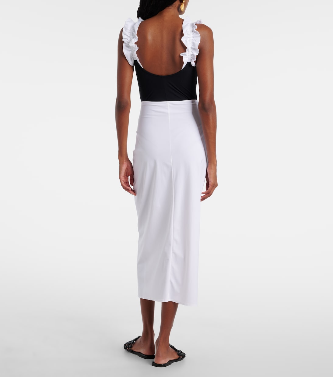 Gathered beach cover-up | Karla Colletto