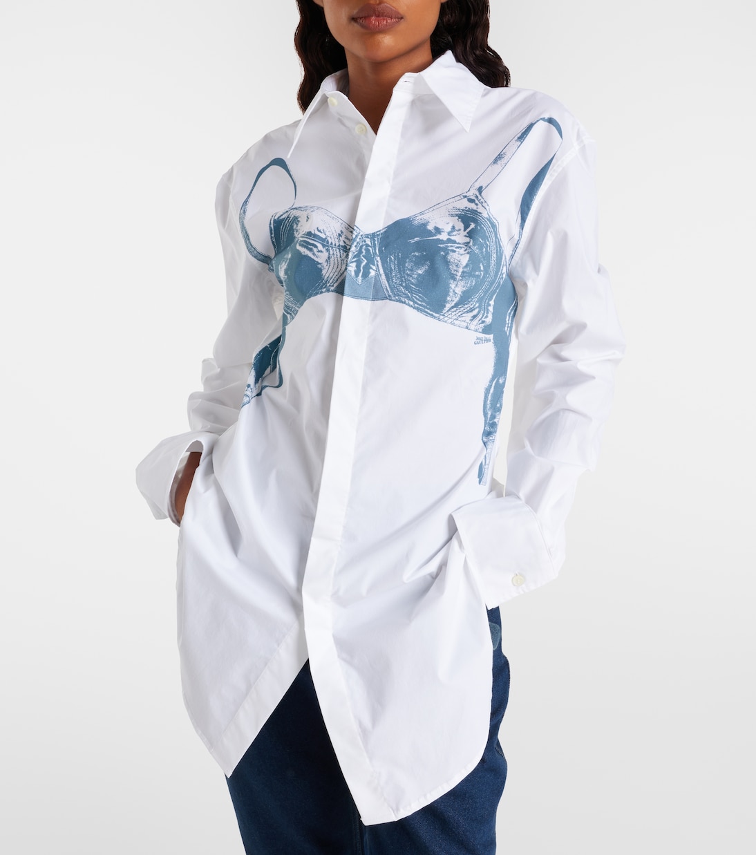 Chemise imprimée en coton mélangé | Jean Paul Gaultier