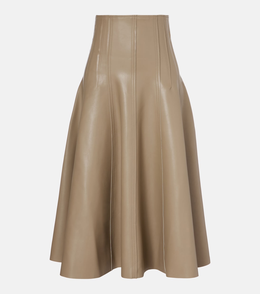 Flared midi skirt  | Norma Kamali