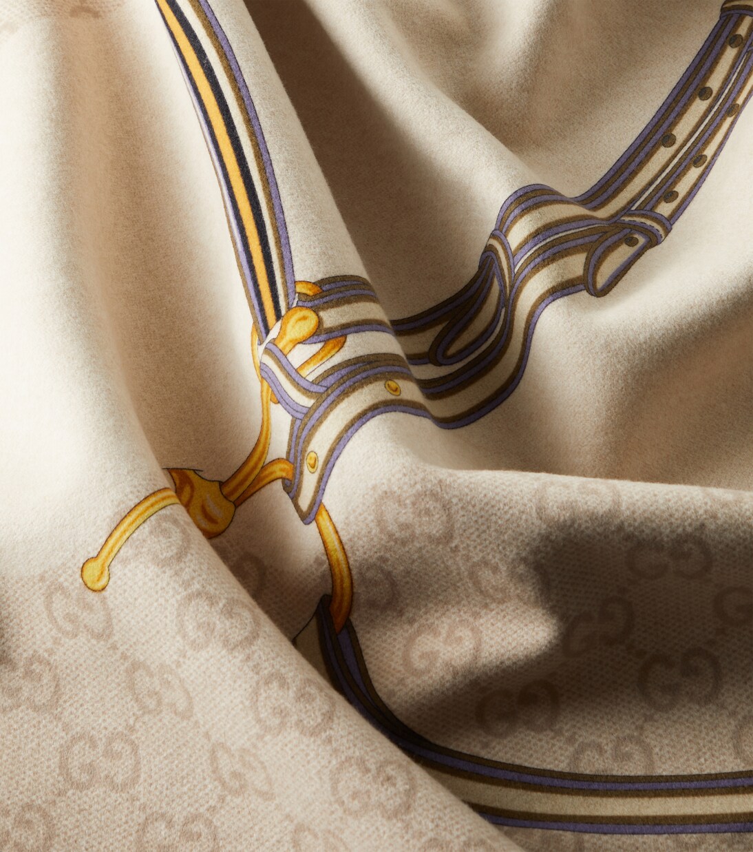 GG printed wool blanket | Gucci