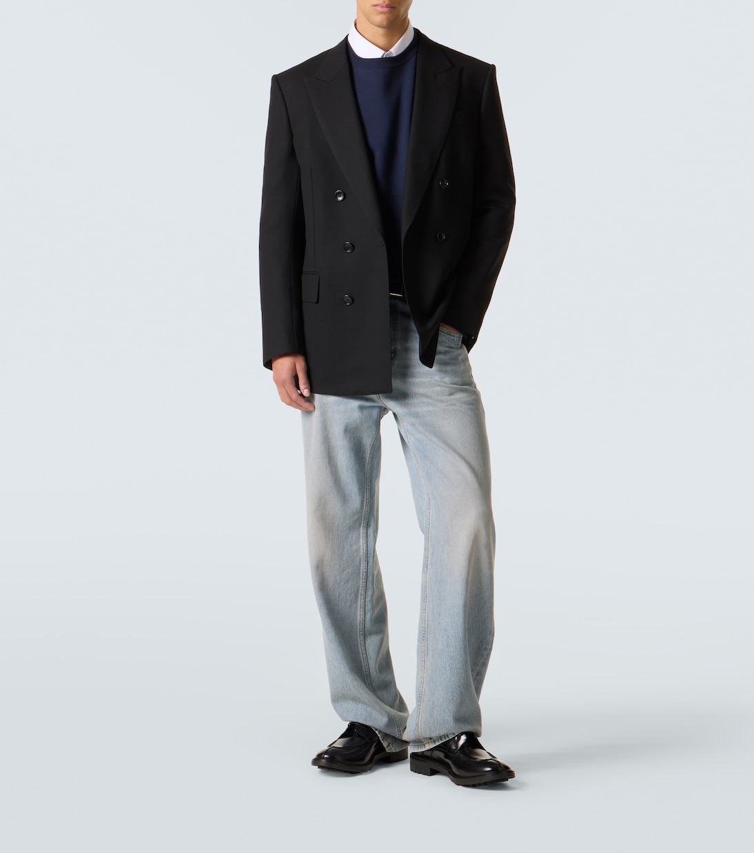 Sweatshirt Cassandre aus Baumwoll-Jersey | Saint Laurent