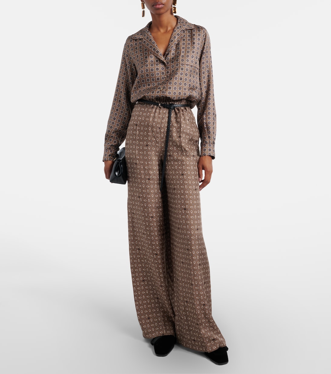 Disco printed silk twill shirt  | Max Mara