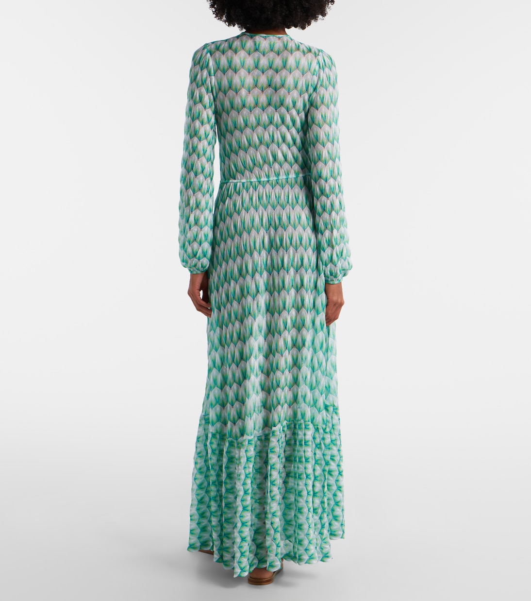 Open-knit cutout maxi dress | Missoni