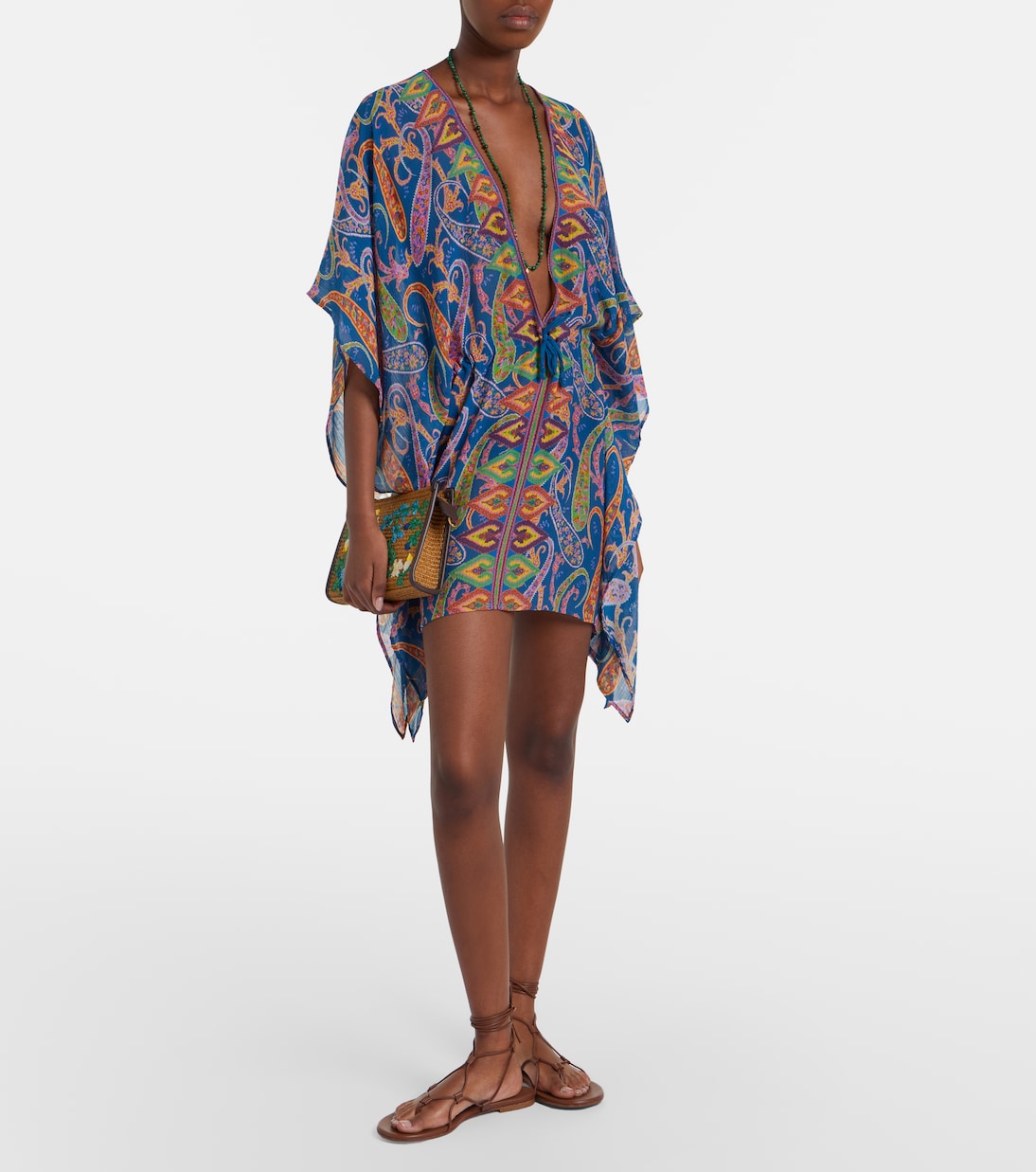 Paisley beach cover-up | Etro