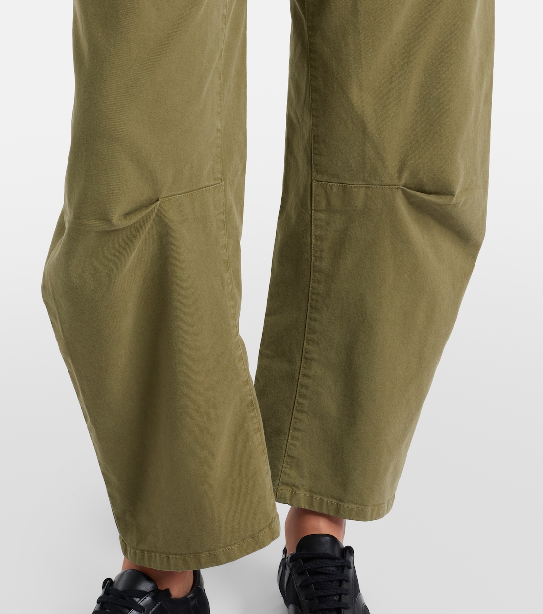 Shon cotton twill barrel-leg pants | Nili Lotan
