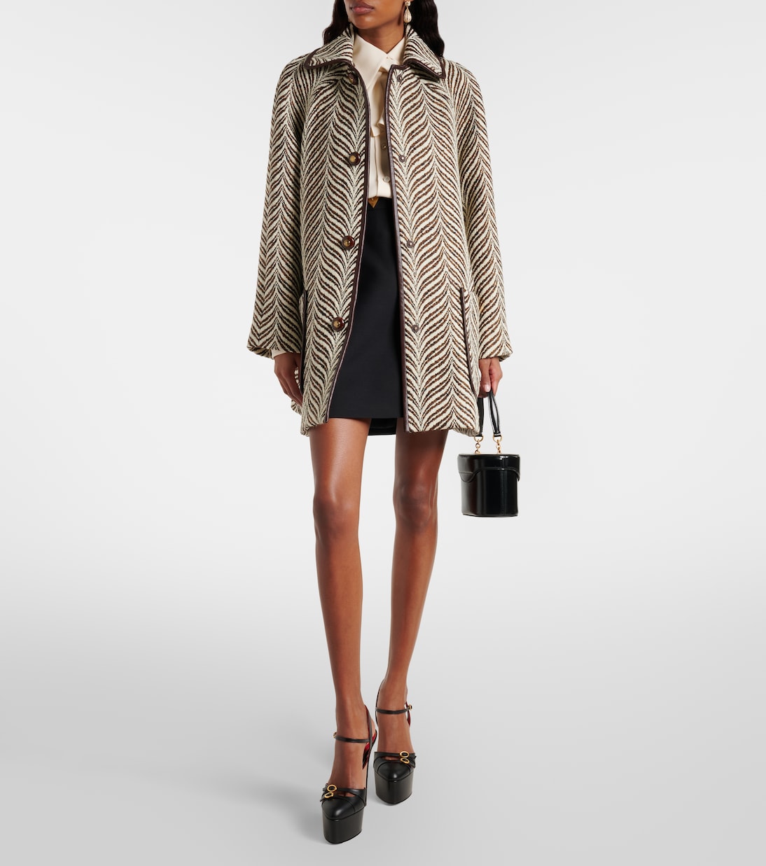 Crasher 145 leather platform pumps | Valentino Garavani