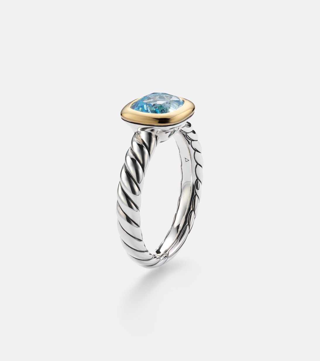 Anello DY Mercer® in argento sterling e oro 18kt con topazio | David Yurman