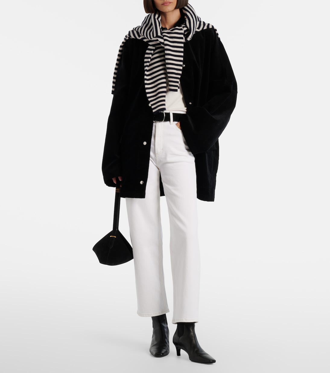 Ren 크롭 와이드 진 | Agolde