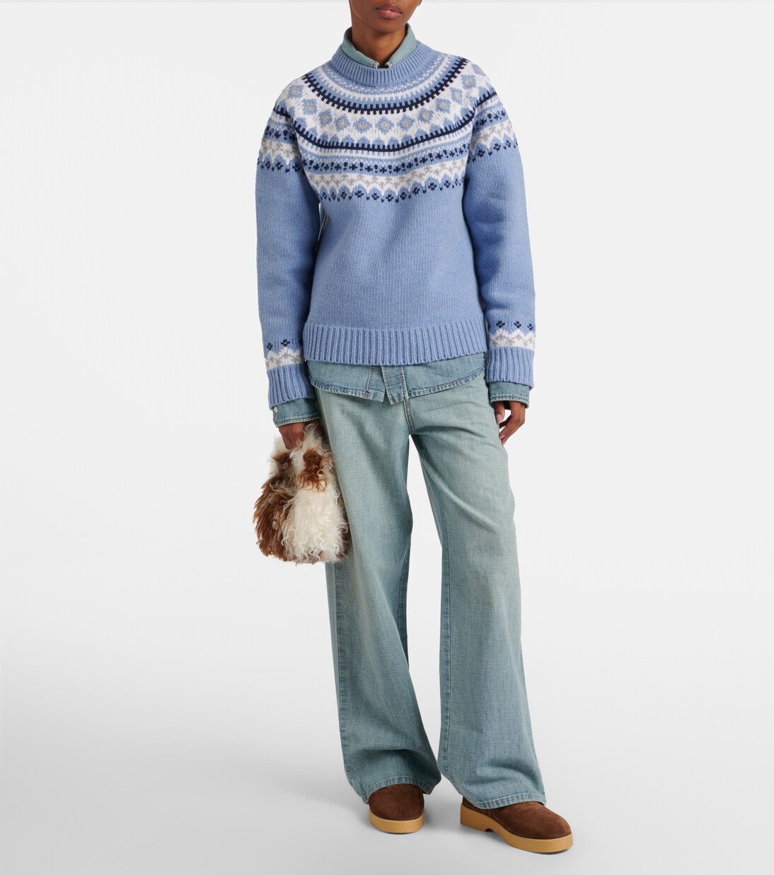 Wander cow-print shoulder bag | Miu Miu