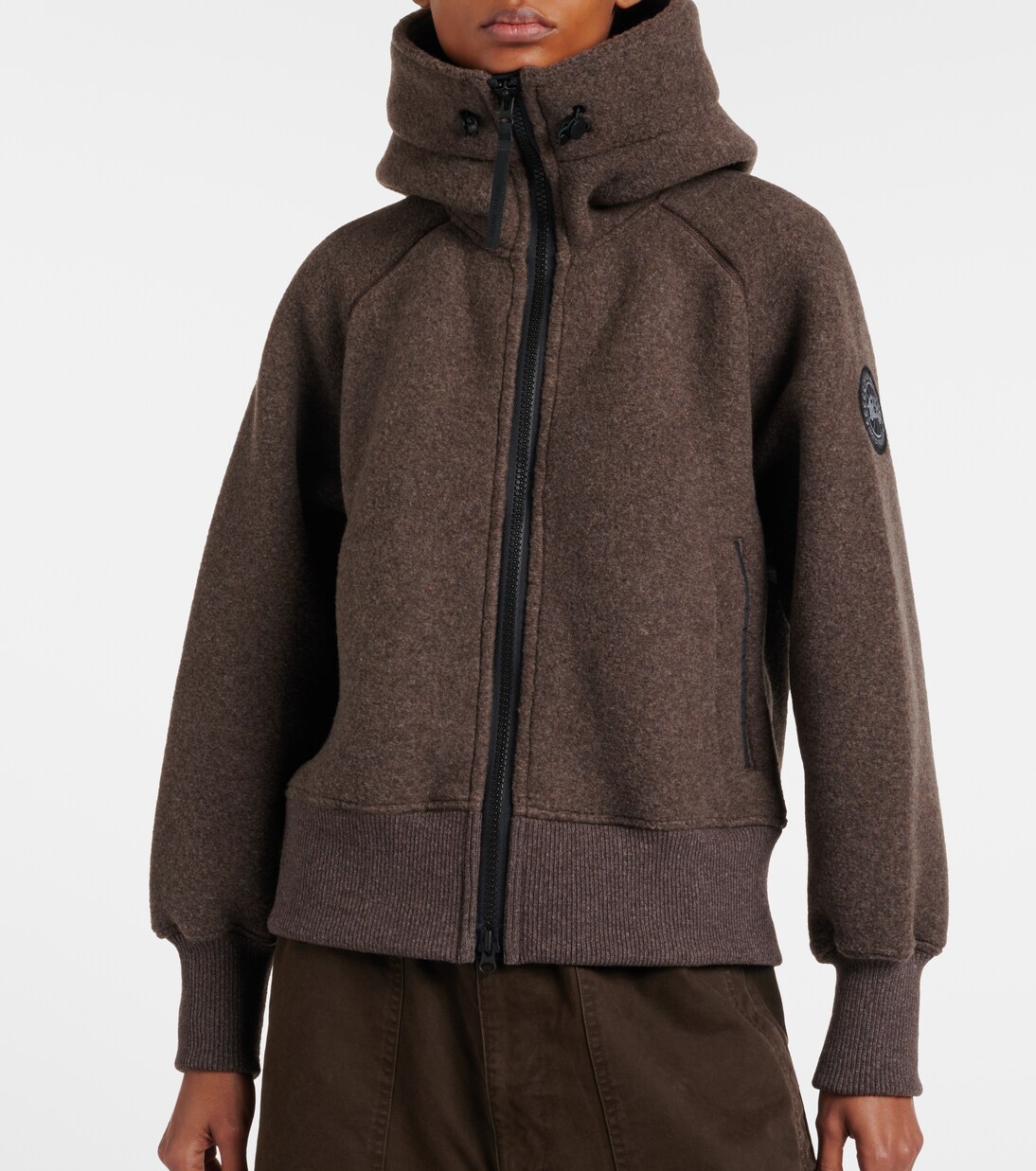 Black Label Chilliwack wool-blend jacket | Canada Goose