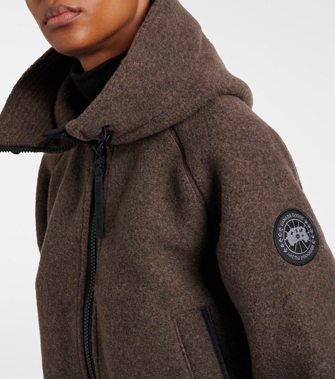 Black Label Chilliwack wool-blend jacket | Canada Goose