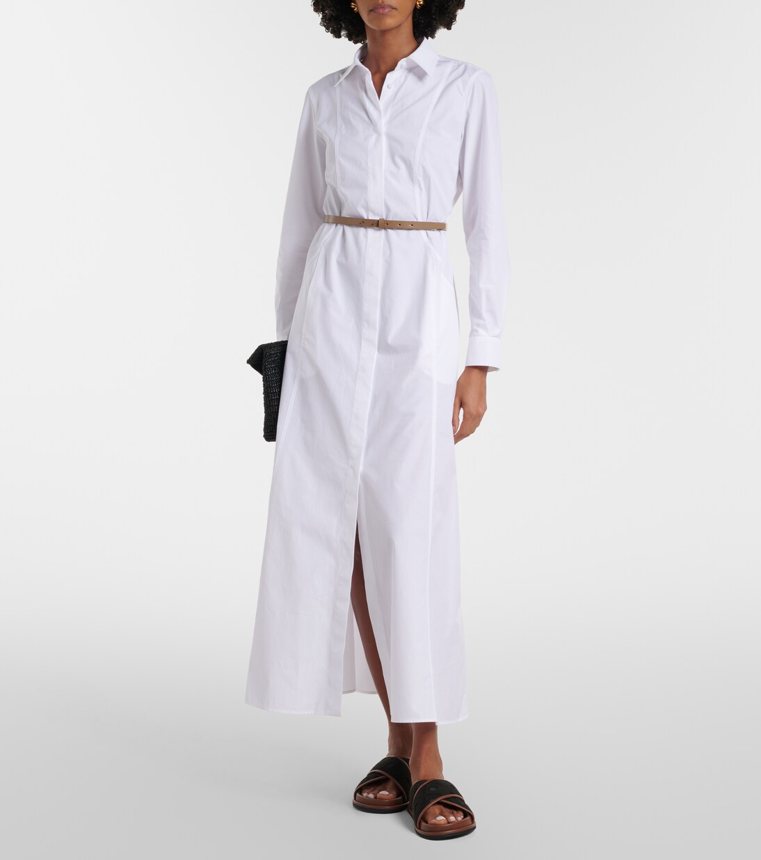 Hemdblusenkleid Adunco aus Baumwollpopeline | Max Mara