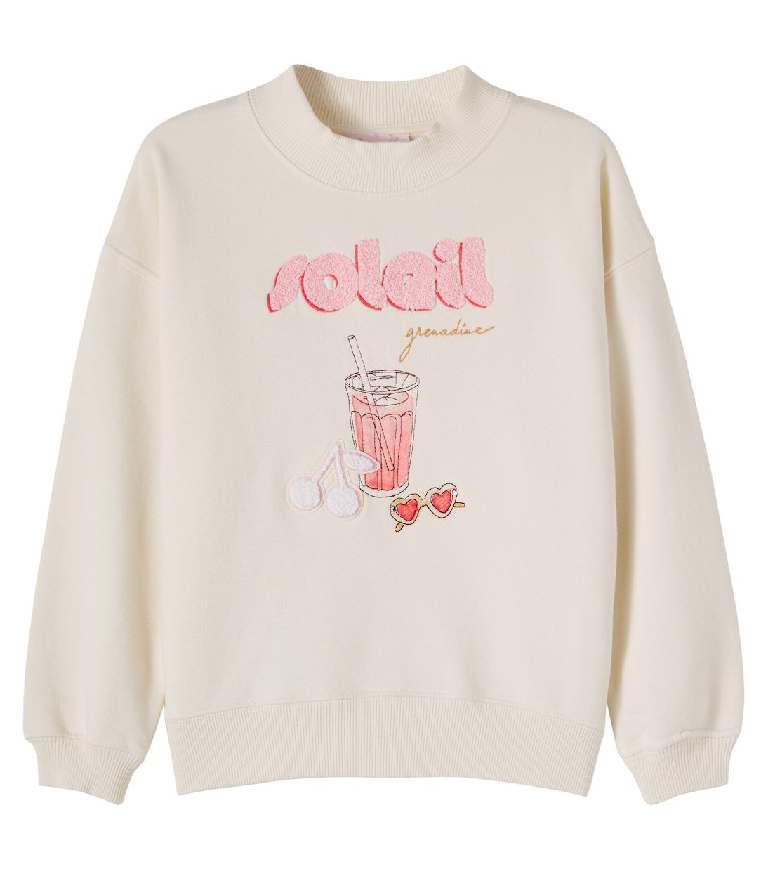 Besticktes Sweatshirt Lika aus Baumwoll-Jersey | Bonpoint