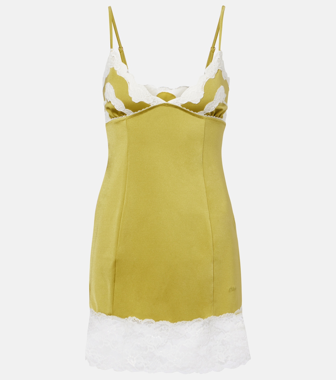 Slipdress mit Spitze | Chloé