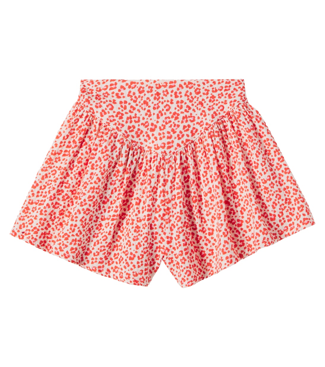 Flor leopard-print cotton shorts | Cozmo