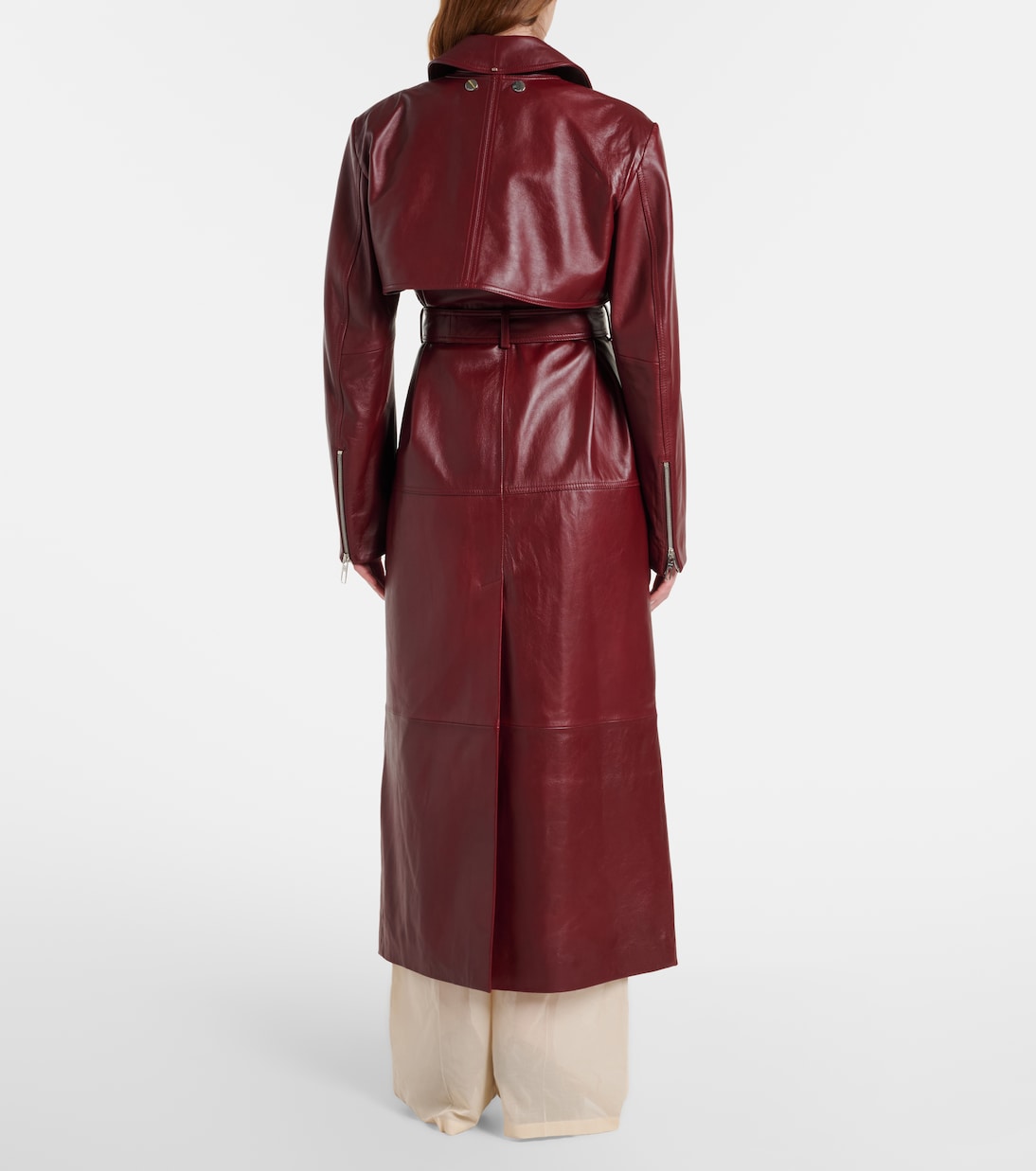 Paste leather trench coat | Sportmax