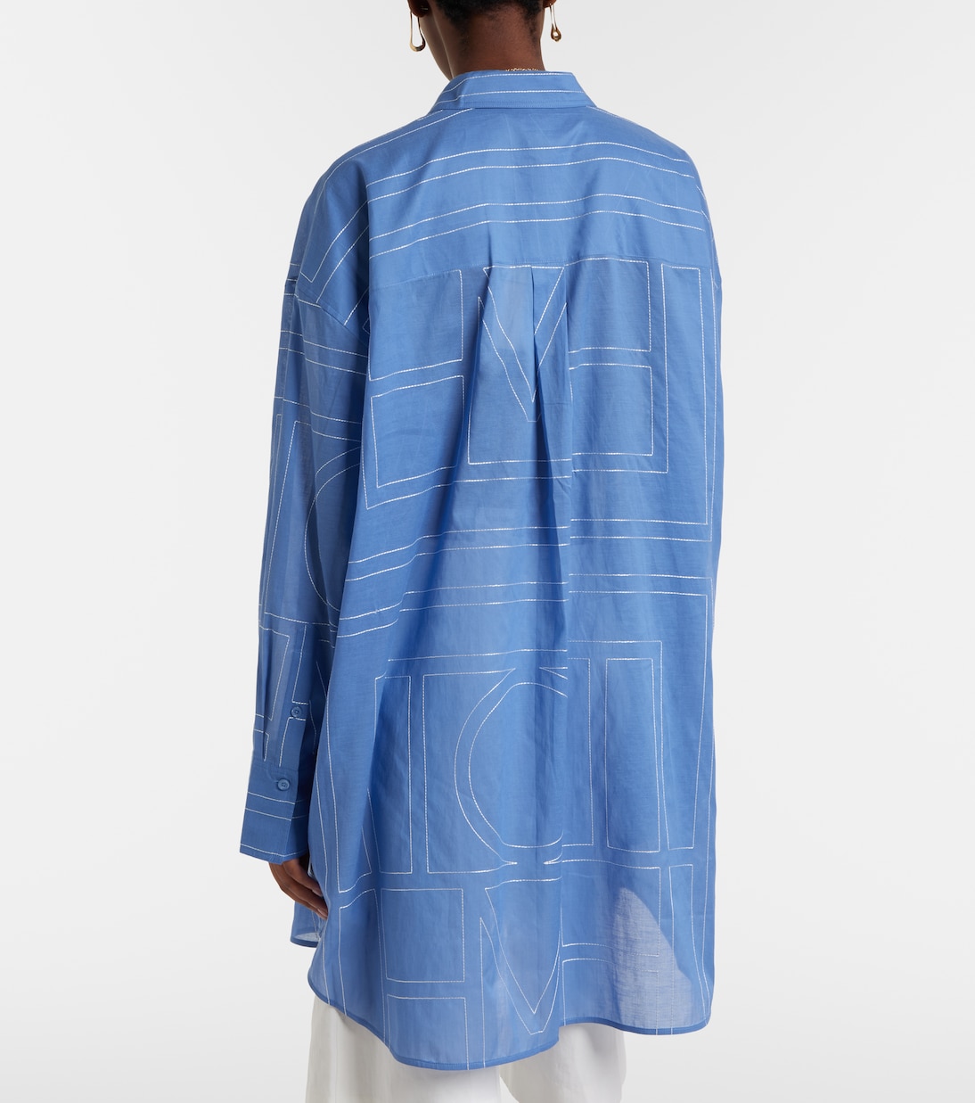 Camicia in misto cotone con ricamo | Toteme