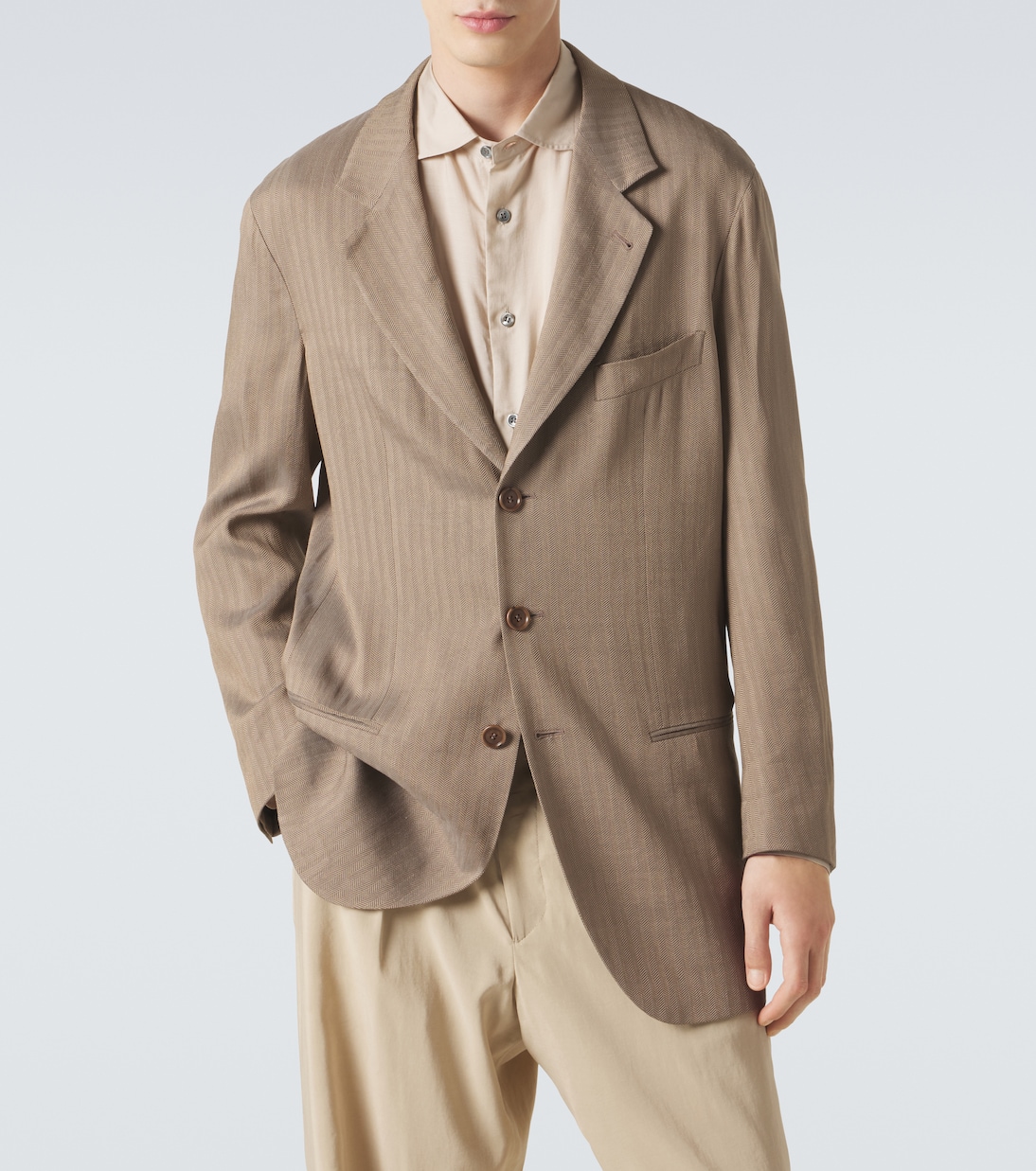 Herringbone blazer | Giorgio Armani