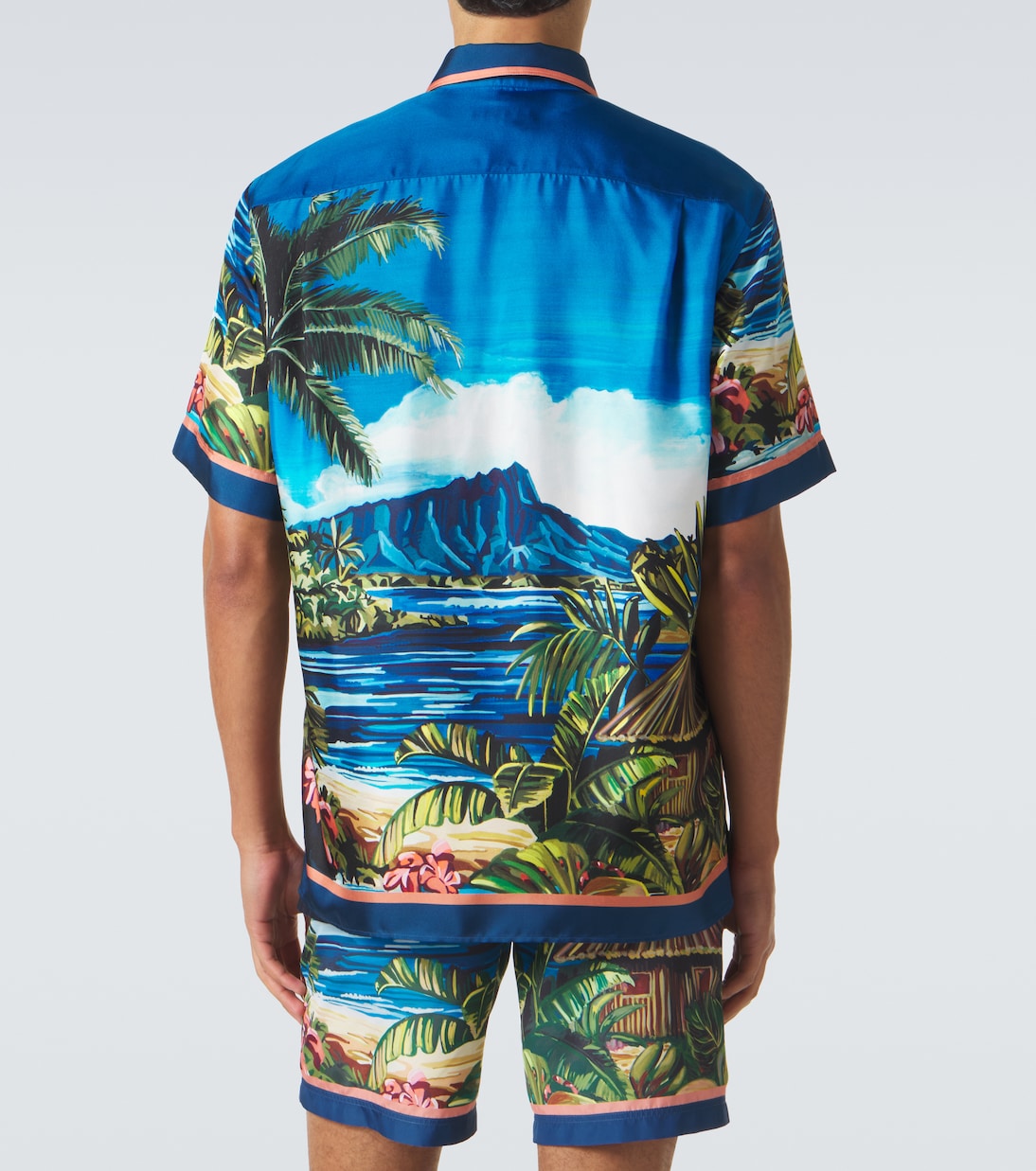 Printed silk twill shirt | Dolce&Gabbana
