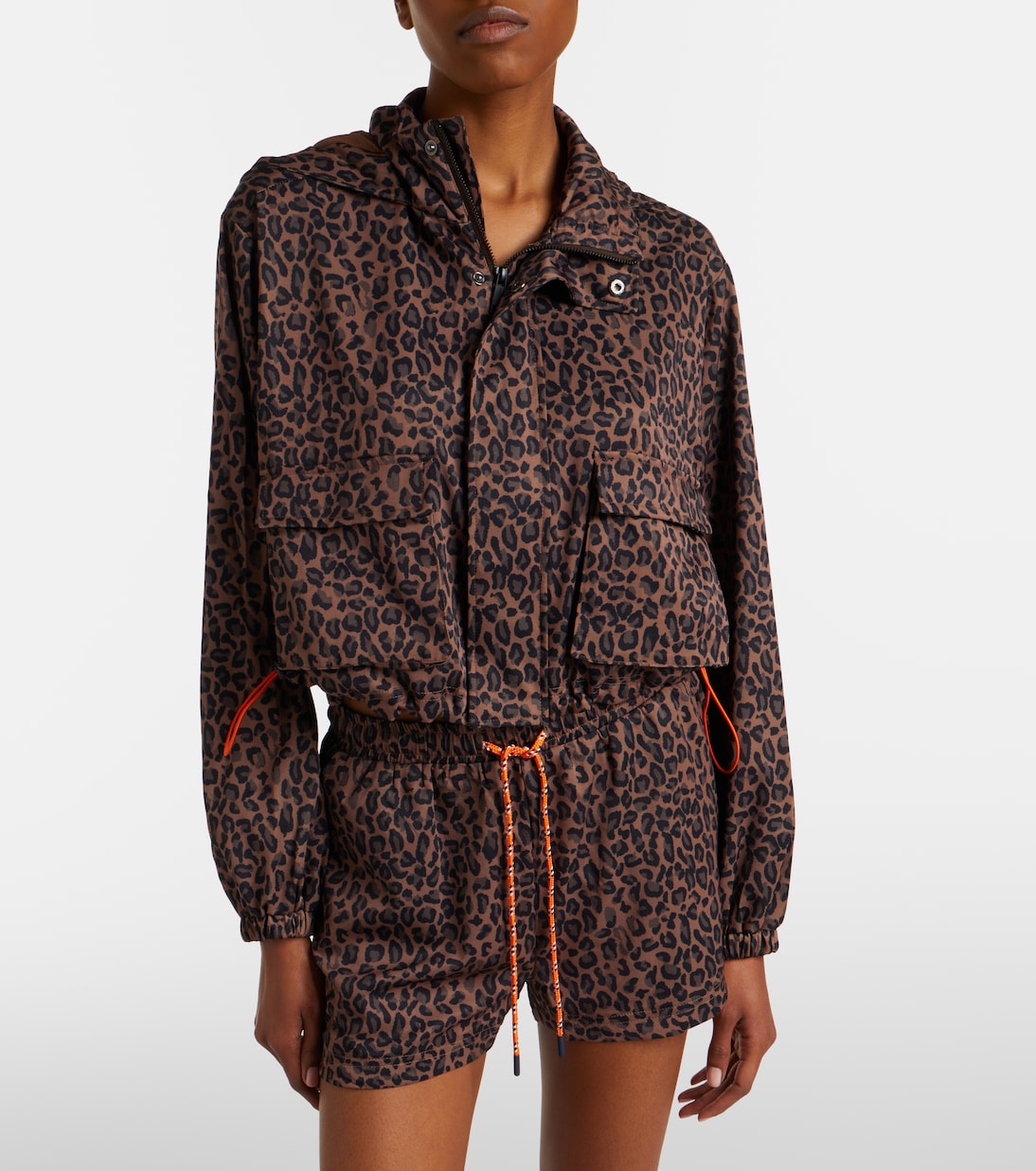 Ludlow Lucky leopard-print running shorts | The Upside