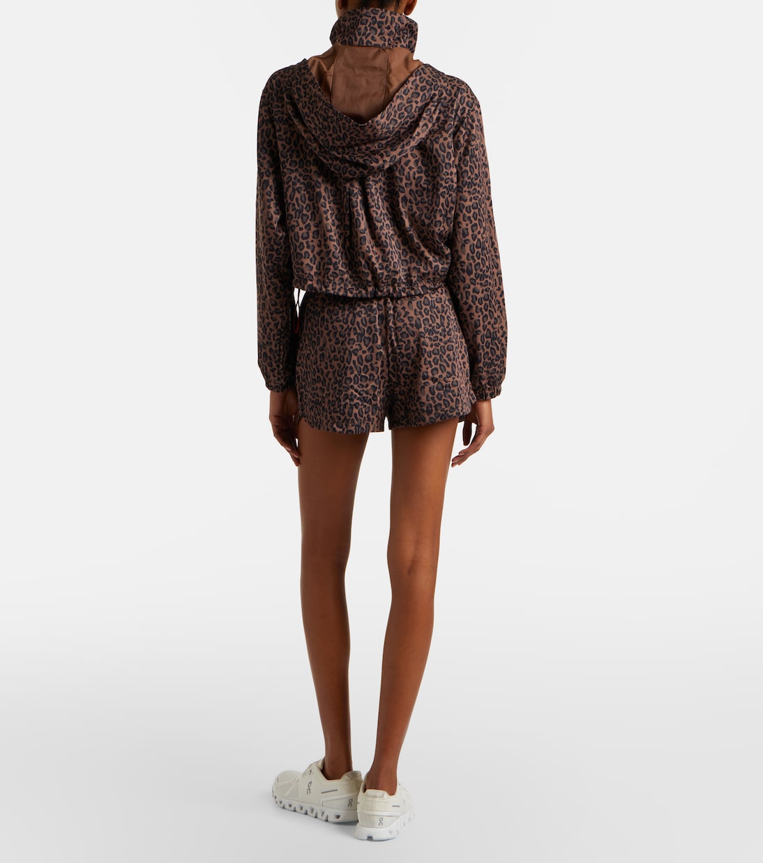Ludlow Lucky leopard-print running shorts | The Upside