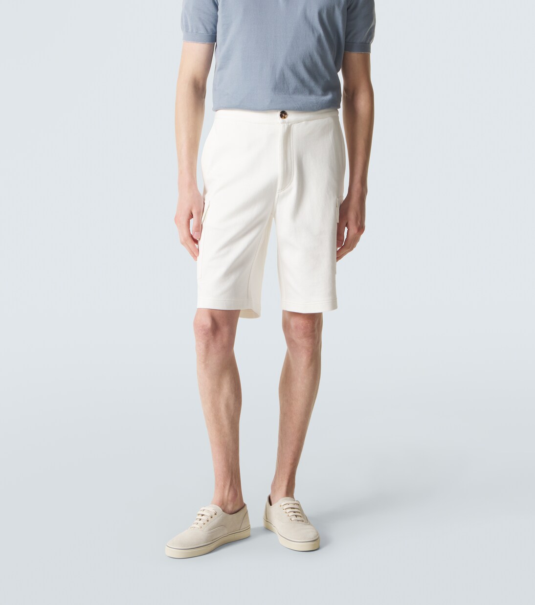 Bermuda en coton mélangé | Brunello Cucinelli