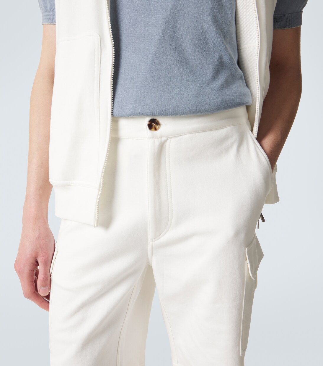 Bermuda en coton mélangé | Brunello Cucinelli