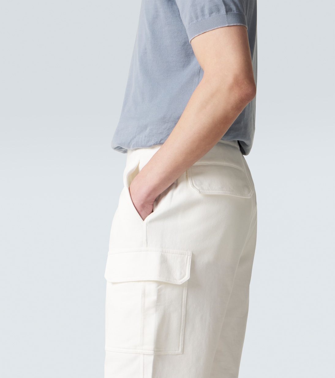 Bermuda en coton mélangé | Brunello Cucinelli