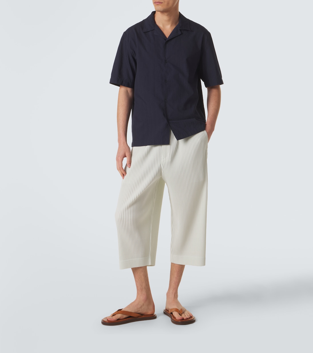 Monthly Colors: May pleated straight pants | Homme Plissé Issey Miyake