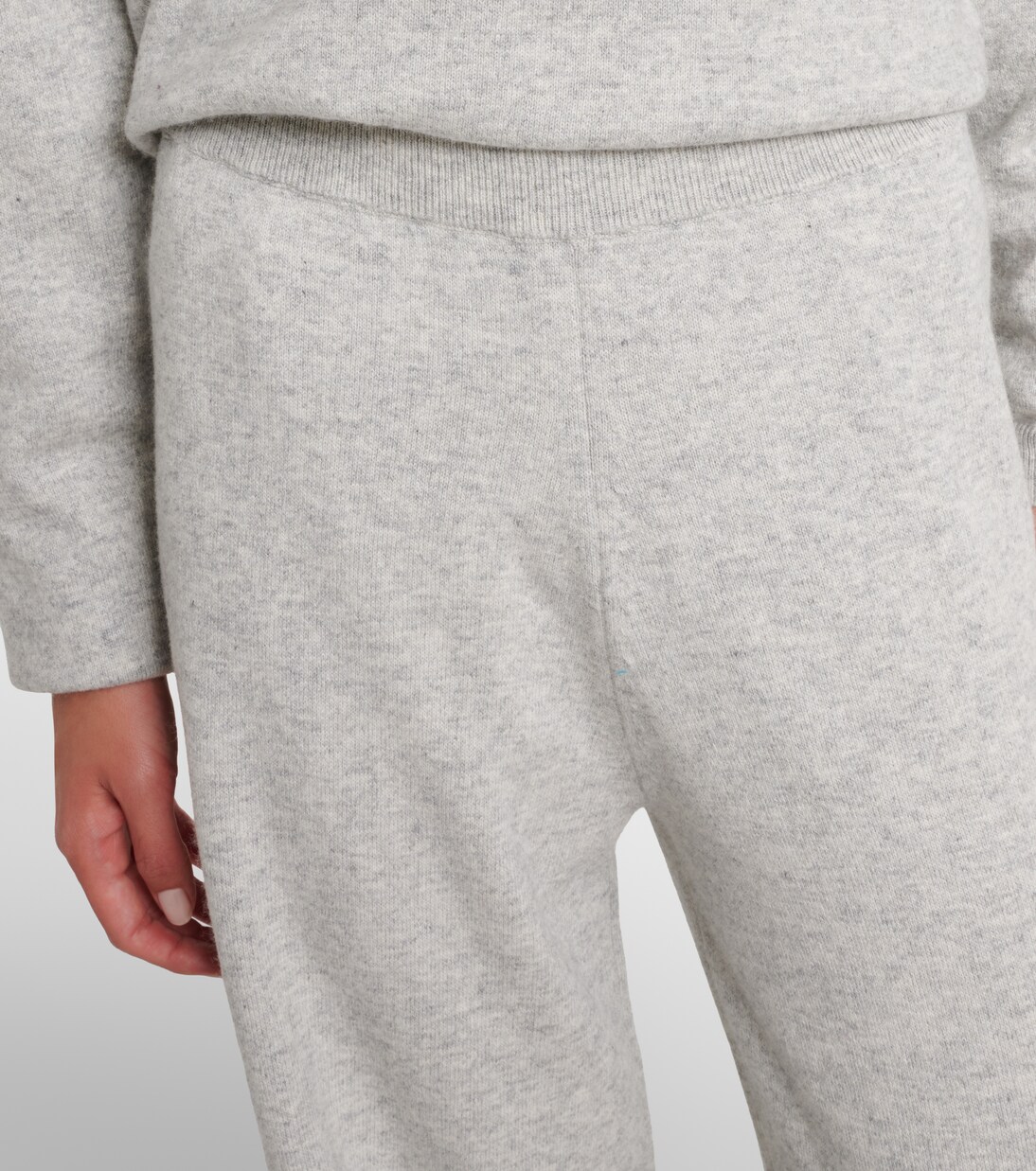 Cotton and cashmere wide-leg pants | Jardin des Orangers