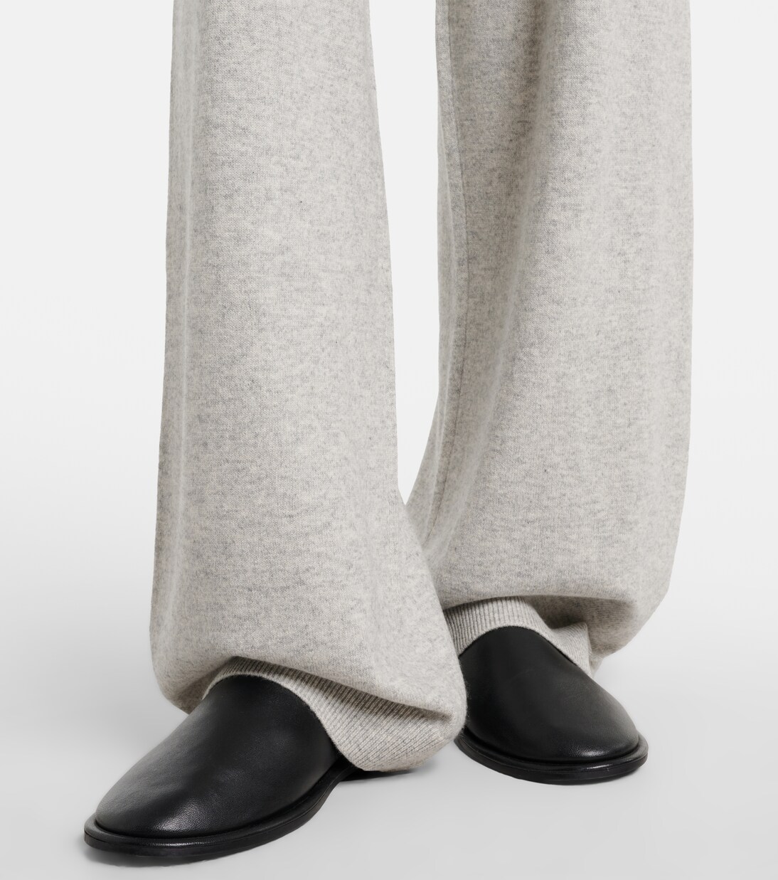 Cotton and cashmere wide-leg pants | Jardin des Orangers