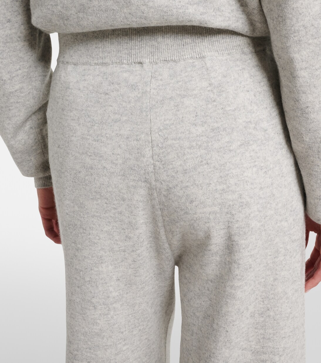 Cotton and cashmere wide-leg pants | Jardin des Orangers