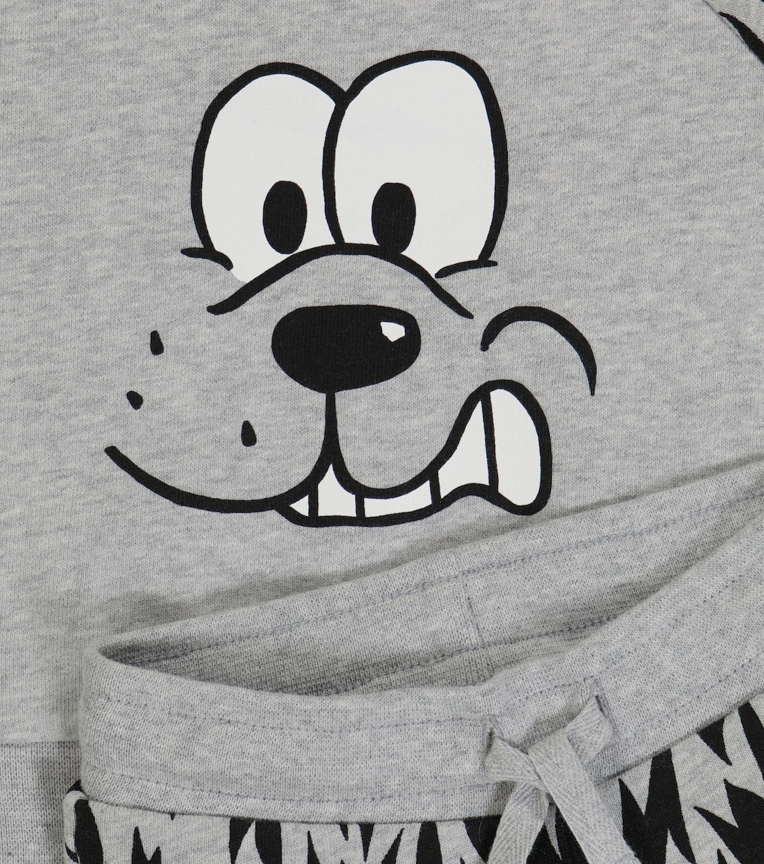 Baby dog-print cotton fleece tracksuit | Stella McCartney Kids