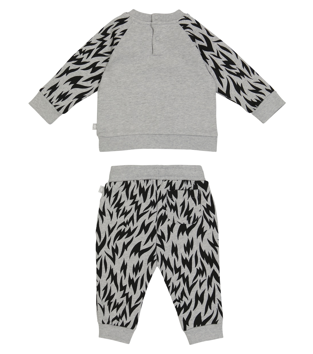 Baby dog-print cotton fleece tracksuit | Stella McCartney Kids