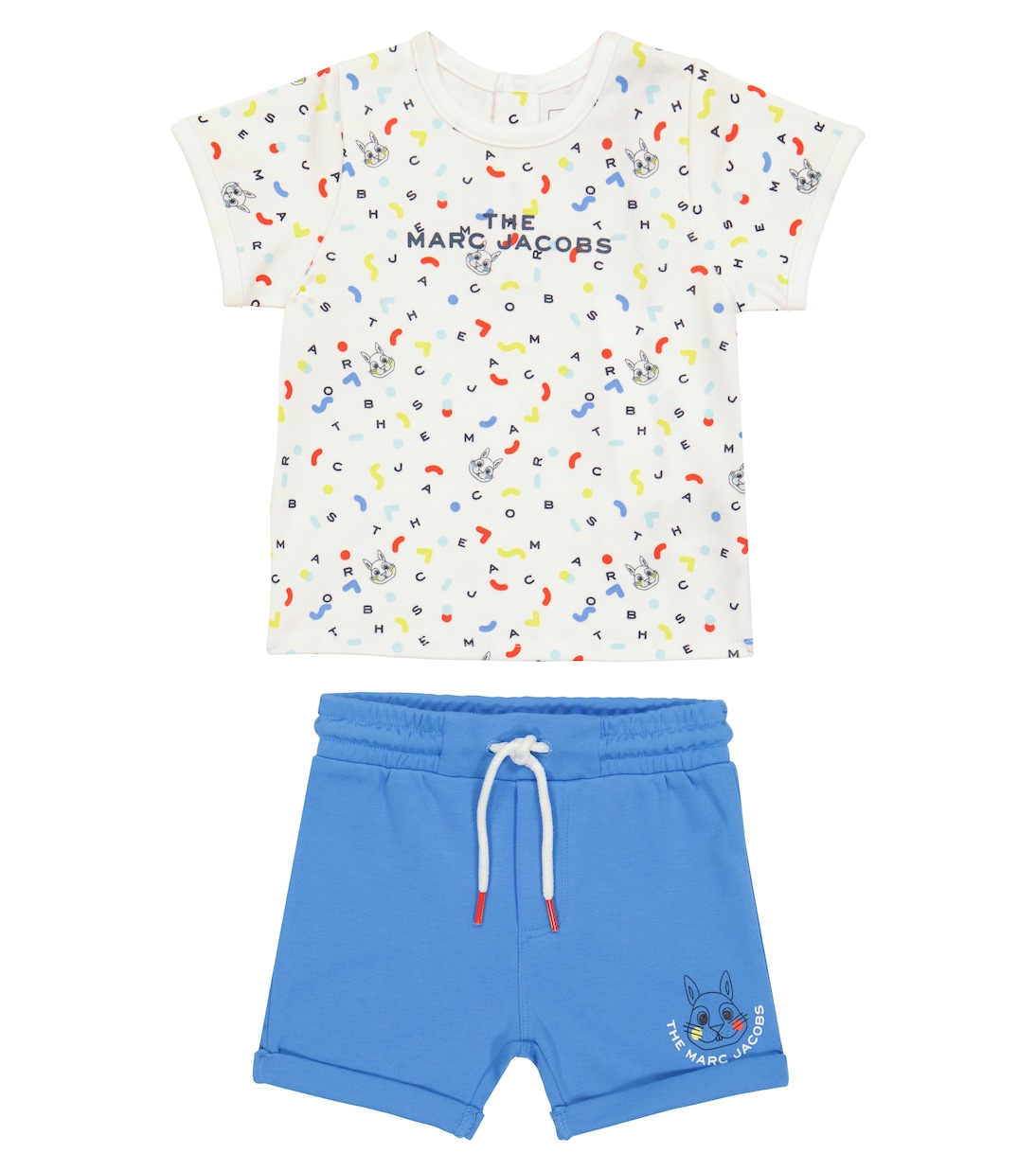 Baby printed cotton T-shirt and shorts set | Marc Jacobs Kids