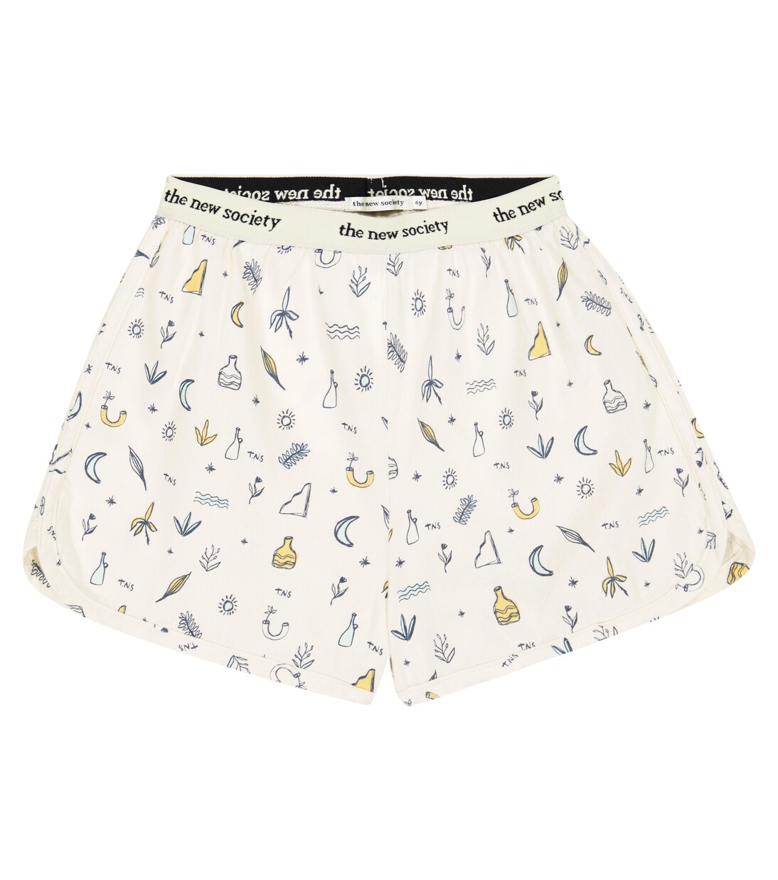 All The Things printed cotton shorts | The New Society
