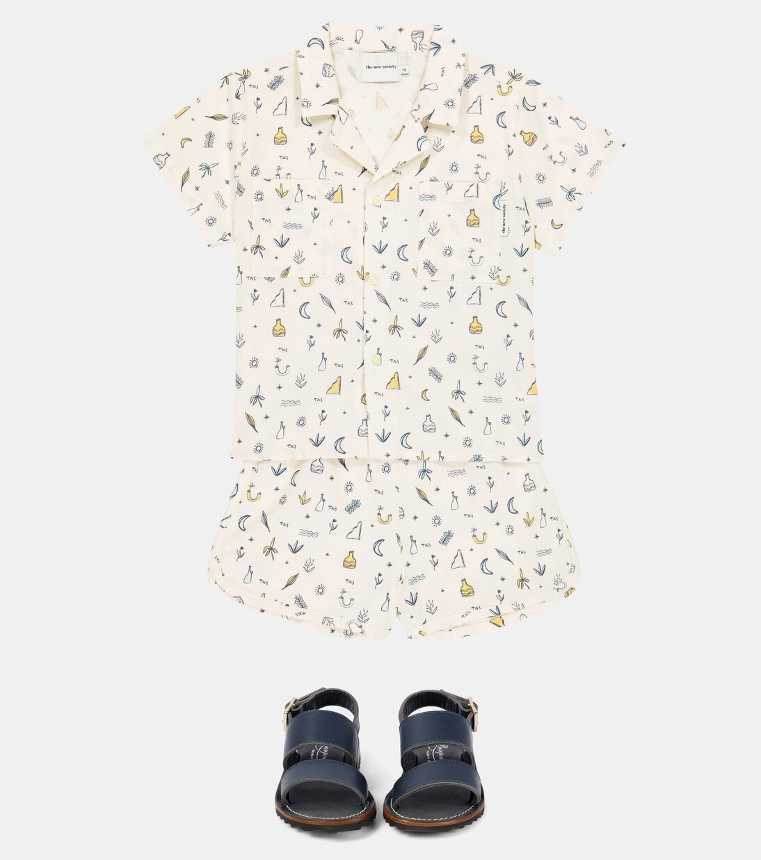 All The Things printed cotton shorts | The New Society