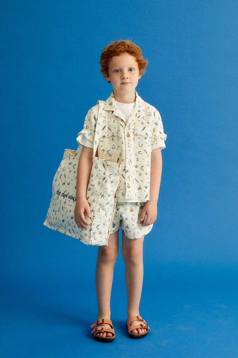 All The Things printed cotton shorts | The New Society