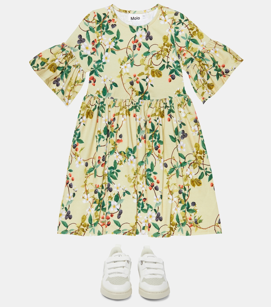 Robe Chasity imprimée en coton mélangé | Molo