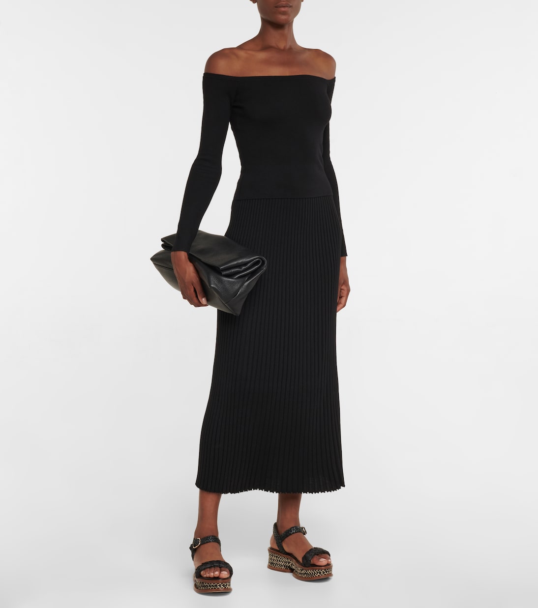 Midirock Tereja aus Wolle und Seide | Gabriela Hearst