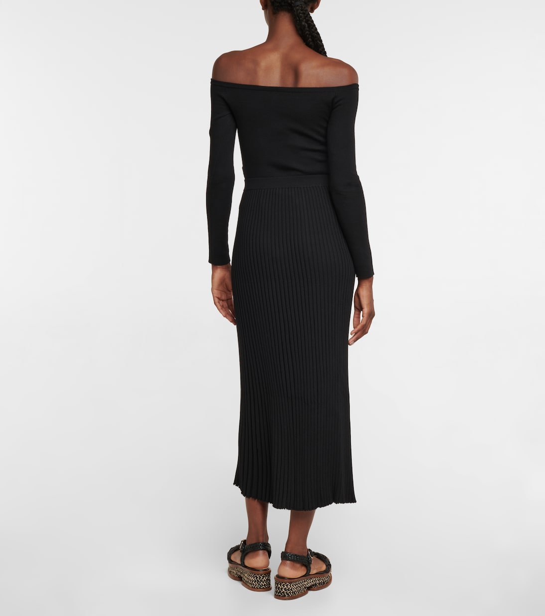 Midirock Tereja aus Wolle und Seide | Gabriela Hearst