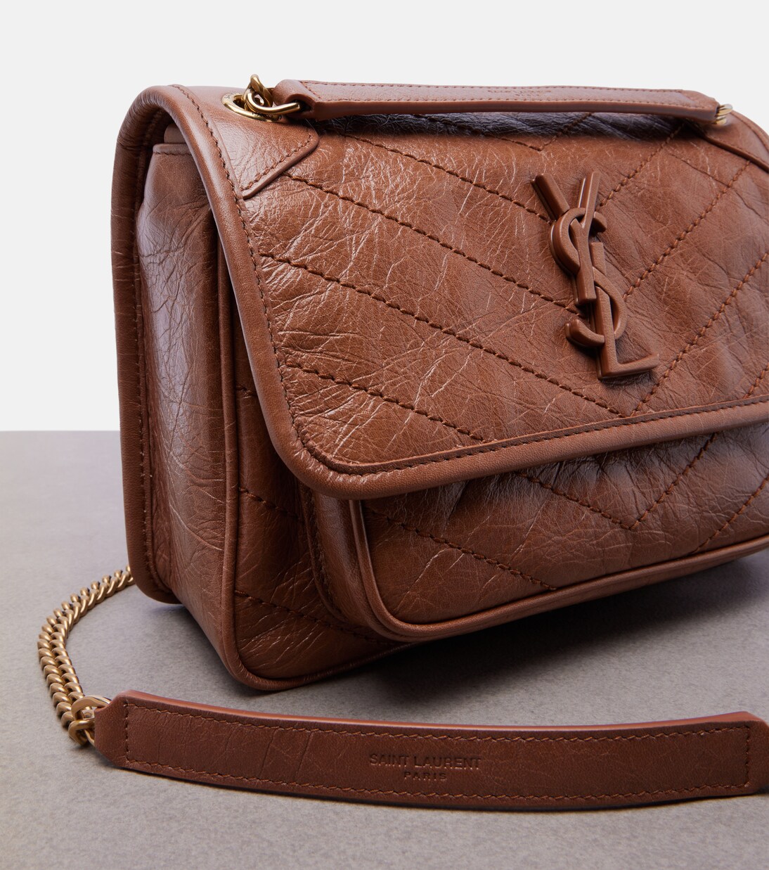 Niki Baby leather shoulder bag | Saint Laurent