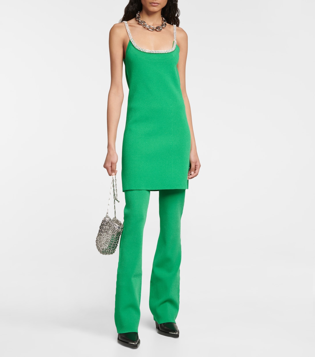 Schlaghose aus Rippstrick | Rabanne